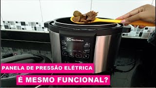 PANELA DE PRESSÃO ELÉTRICA ELECTROLUX  CARNE DE PANELA [upl. by Gilberte]