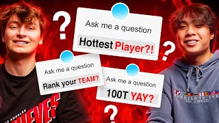 100T VALORANT team answers your burning questions [upl. by Leod]