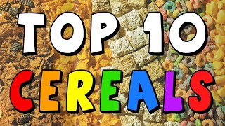 Top 10 Favorite Cereals 2023 Update [upl. by Nowed]