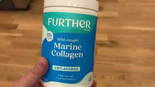 Further Food Unflavored Marine Collagen Peptides Powder  Product Review [upl. by Omocaig96]