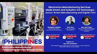 Electronics Manufacturing Services Made Smart Ionics Smart Manufacturing and Digital Twin [upl. by Ikceb]