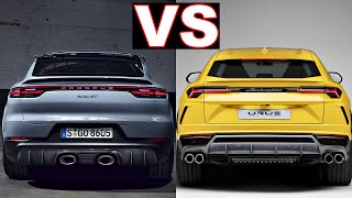 2022 Porsche Cayenne Turbo GT vs Lamborghini Urus Luxurious sport SUVs [upl. by Luo]