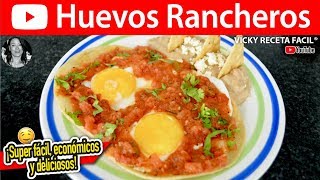 HUEVOS RANCHEROS  VickyRecetaFacil [upl. by Doner]