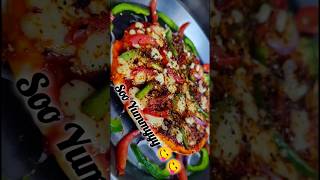 Ready to easy Veg pizza 😋🍕pizza pizzalover pizzarecipe pizzatime food queenskitchen ytshorts [upl. by Acined]