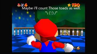 Counting the toads in Super Mario 64 [upl. by Ellecrag]