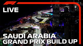 LIVE Saudi Arabian Grand Prix BuildUp and Drivers Parade [upl. by Boyden555]