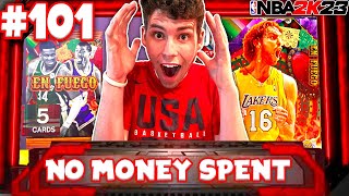 NO MONEY SPENT SERIES 101  THESE EN FUEGO DARK MATTER CARDS ARE INCREDIBLY CHEAP NBA 2K23 MyTEAM [upl. by Yreved182]