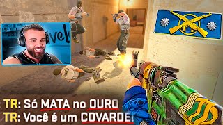 Ativei o “HACK” de CT e eles me X1NGAR4M  Mesmo TELANDO sofreram nesse ROUND do OURO ao GLOBAL [upl. by Favien584]