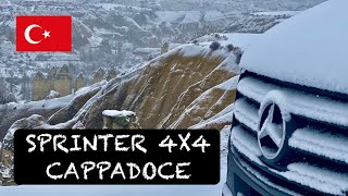 3 TURQUIE  CAPPADOCE  PRIS PAR LA NEIGE EN SPRINTER 4X4 [upl. by Theola363]