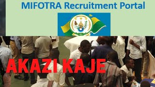 MIFOTRAuko wafungura konti kuri mifotra 2021 ukabona akaziUko wakora ikizamini [upl. by Martelle457]