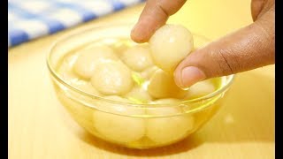 15 মিনিটে তৈরি গুড়া দুধের রসগোল্লা  Gura Dudher Rasgulla  Bengali rasgulla [upl. by Pren]