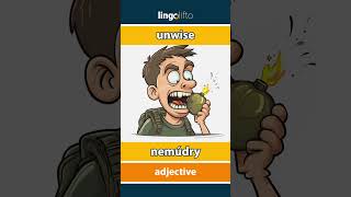 🇬🇧🇸🇰 unwise  nemúdry  vocabulary builder  learn English  naučme sa anglicky [upl. by Tiler]