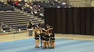 Henninger High School Cheer Team NY Section III Cheerleading Championships Feb 17 2024 HHS Knights [upl. by Cressida828]