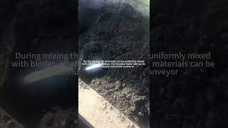 Mineral clay organic fertilizer soil cement fly ash Continuous coal sludge mixer with spraying [upl. by Cita]