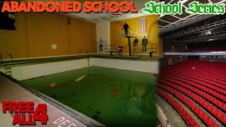 Abandoned WirtEmerson High School Exploration Gary IN Jumped into Pool [upl. by Albie]