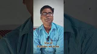 Use of consider me to be English speaking by jaiveer sir speaking jaiveersir englishgrammar [upl. by Sisi]