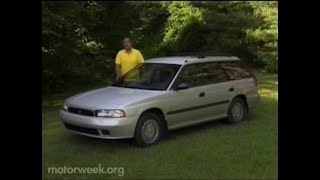 Motorweek 1995 Subaru Legacy Wagon Road Test [upl. by Langdon]