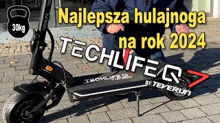 TECHLIFE Q7 Najlepsza legalna hulajnoga elektryczna na 2024 która powstała przy współpracy z TEVERUN [upl. by Perrins]