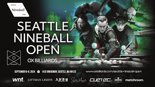 Day 1  WNT Seattle Nineball Open 2024  Main Stream  OX Billiards [upl. by Archambault188]