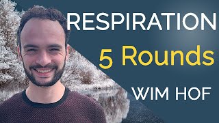 RESPIRATION Wim Hof 5 ROUNDS Puissance Extrême [upl. by Yaakov]