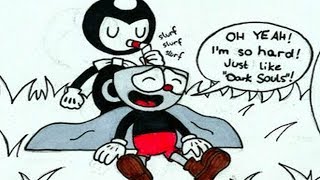 MOST WEIRDEST Cuphead Comic Dubs Compilation 9 Bendy And The Ink Machine [upl. by Eidnalem87]