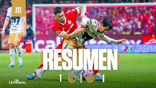 Toluca vs Pumas  Resumen  Jornada 11 [upl. by Arvo]