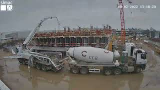 Simac Belgium Nieuwbouw Timelapse 21102021  29042022 [upl. by Witkin]