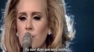 Adele  Someone Like you legendado EMOCIONANTE [upl. by Ahras]