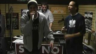 Eyedea Freestyle actually off the top  with Felipe Cuauhtli [upl. by Otsugua541]