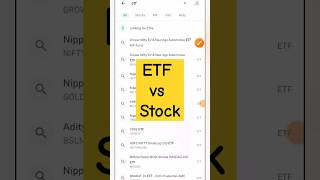 ETF vs Stock kya kharide [upl. by Isador361]