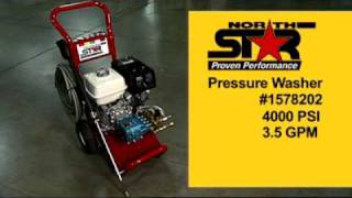 NorthStar Pressure Washer 4000 PSI 35 GPM  Features  Benefits [upl. by Adniles]