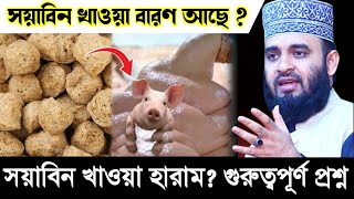 সয়াবিন খাওয়া হারাম Soyabean Khaoya Haram Na Halal Mizanur Rahman Azhari Bayan  Islamic video  ik [upl. by Aurelius]