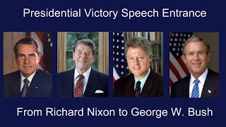 Presidential Hail to the Chief at reelection speeches From Richard M Nixon to George W Bush [upl. by Charters]