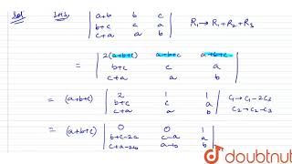 Prove that  abbcbccacaab3 abca3b3c3  12  DETERMINANTS  M [upl. by Irama779]