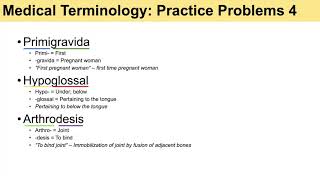 Medical Terminology  The Basics and Anatomy  Practice Lesson 5 [upl. by Nreval335]