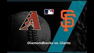 Arizona diamondbacks vs San Francisco Giants mlb baseball [upl. by Ingar351]