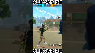 🌪FF LONGEST ONETAP💀 freefire freefireonetap foryou highlights shorts short [upl. by Ardnohs]