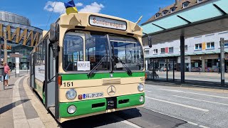 Ältere Busse in Solingen O305 von 1982 und ein O Bus [upl. by Kamat]