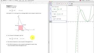 GeoGebra CAS Funksjoner  Eksempel S1 H17 [upl. by Haerb]