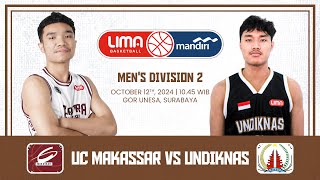 UC Makassar vs UNDIKNAS  Mens Division 2  Surabaya  Oct 12 [upl. by Nnaarual319]