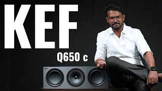 KEF Q650C PREMIUM CENTRE CHANNEL SPEAKER kef dolbyatmos [upl. by Arbe]