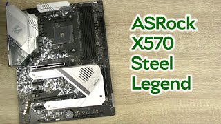 Розпаковка ASRock X570 Steel Legend [upl. by Llenaej]