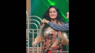 Suchithra nair hot navel  Actress navel  Malayalam serial actress hot  AUKActress Unseen Kisses [upl. by Sueahccaz]