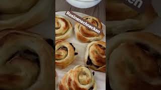 Rosinenschnecken saftig und lecker shortsvideo [upl. by Neils]