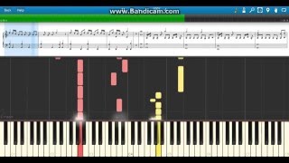 quotThe Rising Sunquot Shinsuke Nakamura WWE Theme  Piano Synthesia [upl. by Tessler852]