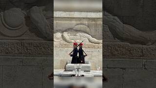 ATHENS GREECE 🤩 RESPECT VIDEO The Tomh of the Unknown Soldier by JJWartcom respect respectshorts [upl. by Nioe]