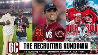 Recruiting Rundown Flipping recruits Gamecocks vs Southern Cal 2026 class [upl. by Neely]