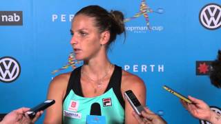 Karolina Pliskova press conference RR [upl. by Clifford703]