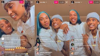 RaySoWavyy amp Lyndeja Double Date On IG Live With Jazz and Crystal  Nique Kianna Jay Instagram 2021 [upl. by Dominus177]