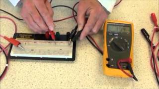 How to measure Voltage Resistance and Current with a Digital MultiMeter [upl. by Eilla208]